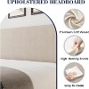 Nasitip Upholstered Bed Frame with Wingback Headboard, No Box Spring Needed, Wood Slats Support, Easy Assembly - 4 of 4