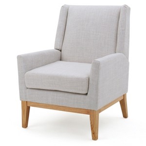 Aurla Upholstered Chair - Beige - Christopher Knight Home