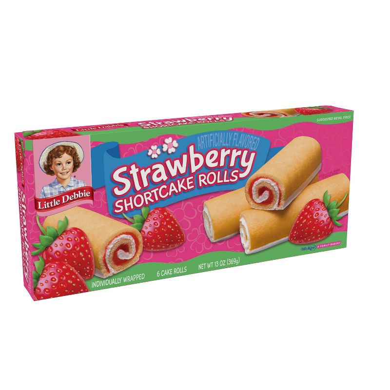 Little Debbie Strawberry Shortcake Rolls - 6ct/13oz, 1 of 6