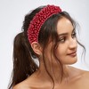 Unique Bargains Women's Sponge Wide Brim Pearls Padded Headband - 2 of 4