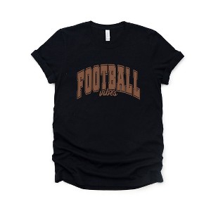 Simply Sage Market Women's Varsity Football Vibes Short Sleeve Graphic Tee - 1 of 4