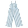 Stretchy Wide Leg Jumpsuit | Cotton Candy Stripes | Charlie Lou Baby - 2 of 4