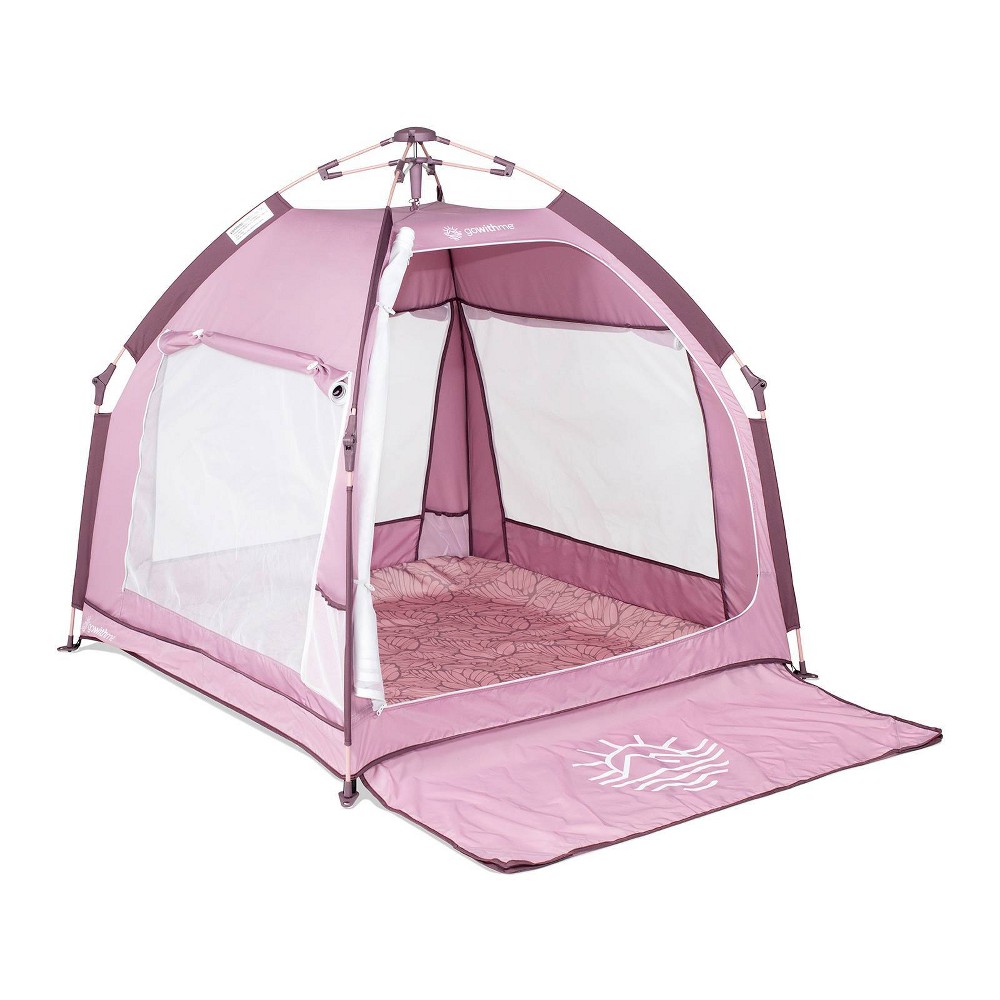 Baby Delight Go With Me Deluxe Playard Villa Tent - Canyon Rose: Carrying Bag, Folds for Easy Transport, Travel Playard