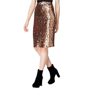 bar III Womens Sequined A-line Skirt - 1 of 3