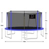 QingMoon Outdoor Trampoline,With UV-resistant Safety Net, Soft Rebound Pad,Ladder,Basketball net,Safe And Wear-Resistant Trampoline - 2 of 4