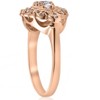 Pompeii3 1/2ct Antique Diamond Ring 14K Rose Gold - 2 of 4