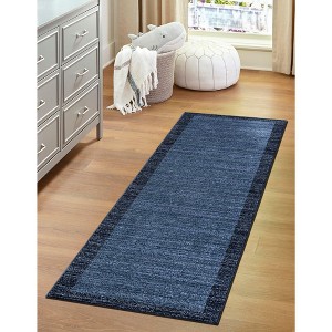 Unique Loom Del Mar Abigail Solid Indoor Woven Area Rug - 1 of 4