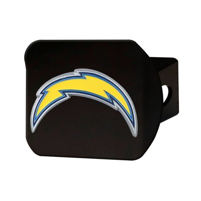 NFL Los Angeles Chargers Metal Emblem Hitch Cover - Black