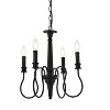 Elegant Lighting Flynx 4 lights pendant in black - 3 of 4