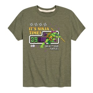 Boys' - Teenage Mutant Ninja Turtles - Its Ninja Time Donnie Short Sleeve Graphic T-Shirt - 1 of 3