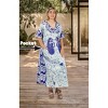 HAPPY BAY Women's Summer Batik Caftan Long Loungewear Dashiki House Dress with Pockets Sleepwear for Women Nightgown plus size - 2 of 4