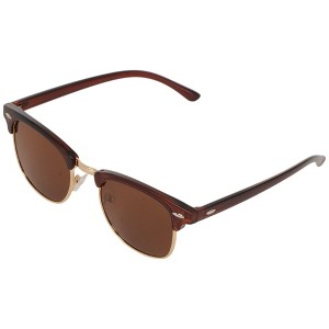 Anna-Kaci Half Frame Retro Style Daily Casual Polarized Sunglasses UV400 Protection - 1 of 4