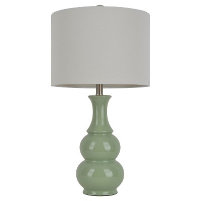 26" Ceramic Table Lamp Light Green - J.Hunt