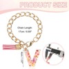 Unique Bargains Epoxy Resin Colorful Glittery Tassel Sports Water Bottle Accessories Letter Charm 1 Pc - 2 of 4