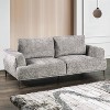 HOMES: Inside + Out Tubera 81" Sofa Chenille T Seat Cushion Upholstered Recliner with Extendable Back - 2 of 4