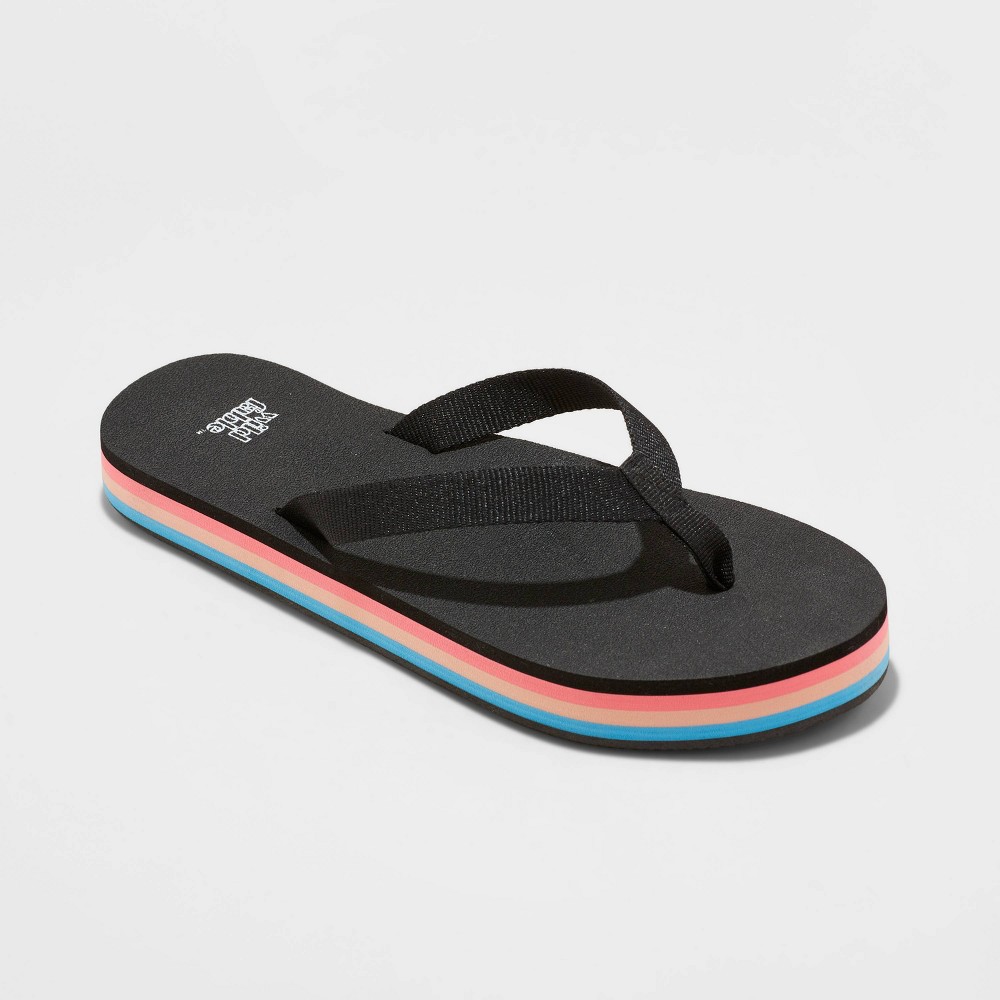 Women's Sierra Thong Sandals - Wild Fable™ Black 8