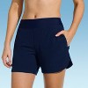 Lands' End Women's 5" UPF 50 Swim Shorts - 2 of 3