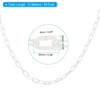 Unique Bargains Adjustable Crowd Control at Driveway Plastic Chain Barrier with Snap Hook - 2 of 4