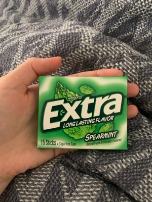 EXTRA Spearmint Sugarfree Chewing Gum, 15-Stick Single Pack