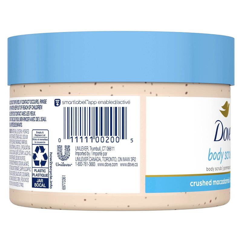 Dove Crushed Macadamia &#38; Rice Milk Exfoliating Body Scrub - 10.5 oz, 4 of 22