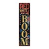 HomeRoots 36" Red White And Blue July Fourth Wood Welcome Reversible Porch Sign - 4 of 4