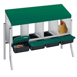 GustoWave Roll-Away Nesting Boxes for Chickens Coop - 1 of 4