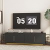 68" TV Stand with 16 Color LED Lights for 65 Inch TV,Modern Media Console Cabinet with Storage for Living Room-Baofuwish - 2 of 4