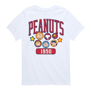 Boys' - Peanuts - Peanuts Crew Athletic Short Sleeve Graphic T-Shirt - 1 of 4