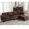 NicBex L-Shaped Convertible Sectional Sofa,5-Seat Modular Couch with Storage Ottoman for Living Room,Apartment,Office - 2 of 4