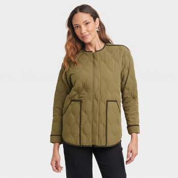 Women's Long Sleeve Quilted Jacket - Knox Rose™