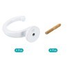 Unique Bargains Aluminum Alloy Bedroom Decorative Wall Mounted Curtain Holdback - 3 of 4