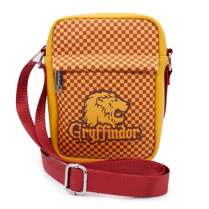 Harry Potter Bag, Crossbody, Gryffindor, Checker, Vegan Leather - 1 of 4