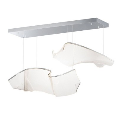 ET2 Lighting Rinkle 2 - Light Pendant in  Polished Chrome