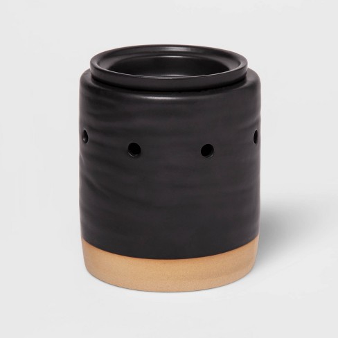 5.2 x 4.7 Stoneware Matte Glaze Wax Warmer Black - Threshold™