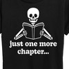 Women's - Instant Message - One More Chapter Skeleton Short Sleeve Graphic T-Shirt - 2 of 4