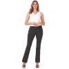 Rekucci Women's All Season Knit Secret Figure Bootcut Pants – Pull-On Comfort with Tummy Control - 2 of 4