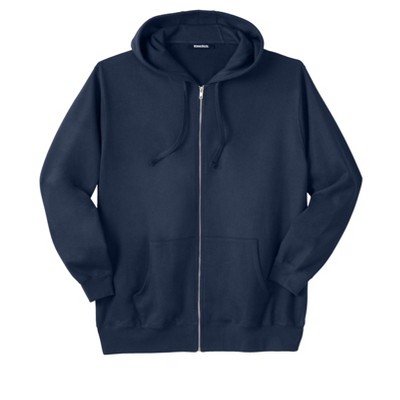 KingSize Men's Big & Tall Fleece Zip-Front Hoodie