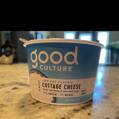 Good Culture 2% Low-fat Classic Cottage Cheese - 5.3oz : Target