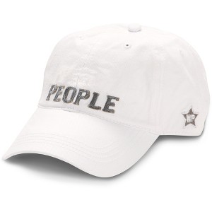 Pavilion Gift Company - Custom People - White Adjustable Hat - Hats - 1 of 4