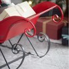 KWPZQEB Christmas Decorations Christmas - Metal Sleigh Decor, Distressed Festive Holiday Centerpiece for Home Office Party Decor - 4 of 4