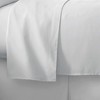 Plazatex Luxurious Ultra Soft 100% Cotton Moisture Wicking Solid Color Sheet Set White - image 3 of 4