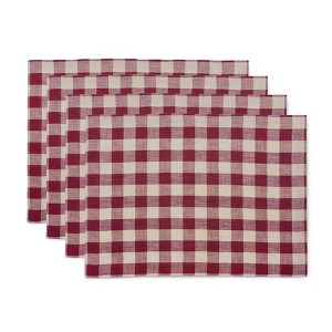 Solino Home Linen Placemats | Morgan Check - 1 of 4