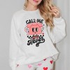 Simply Sage Market Women's Graphic Sweatshirt Call Me Never Phone - 2 of 3