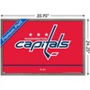 Trends International NHL Washington Capitals - Logo 21 Framed Wall Poster Prints - 3 of 4
