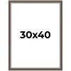 PosterPalooza | Weathered Black Picture Frame - UV Acrylic, Foam Board Backing, Hanging Hardware - 2 of 4