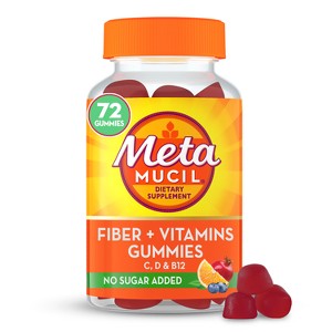 Metamucil Fiber + Vitamins Digestive Gummies - 72ct - 1 of 4