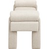 Meridian Furniture,Stefano Polyester Fabric Bench - 4 of 4