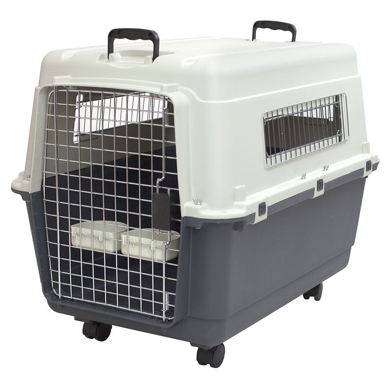 Kennels Direct Dog Crate - Gray, 1 of 6