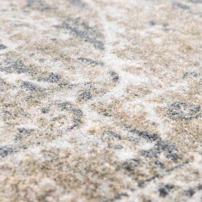 Hauteloom Rudo Beige Flat Pile Washable Rug