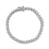 Haus of Brilliance Silver 1/4 Cttw Diamond Miracle-Set "S" Link Tennis Bracelet Inches - 2 of 4